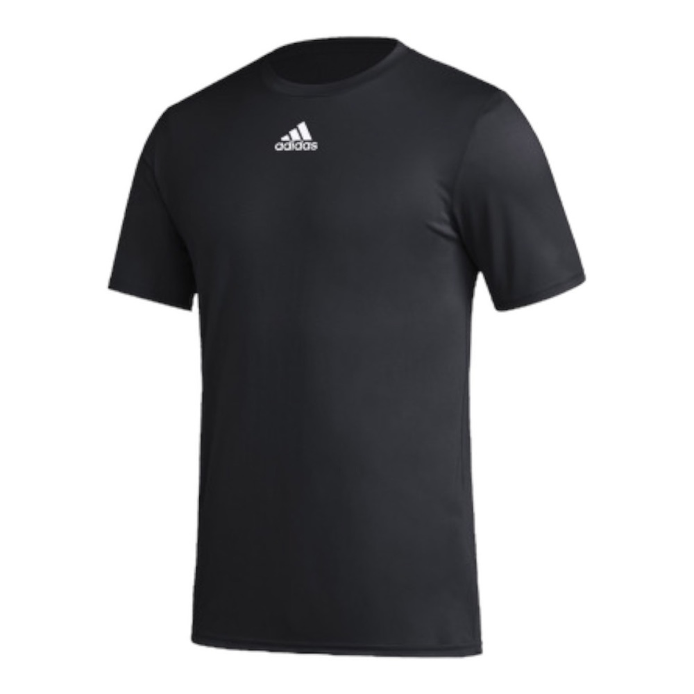 adidas Men's Short Sleeve Pregame BOS Tee in black/white (C1)